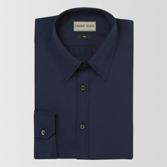 Dark Blue Cotton Shirt